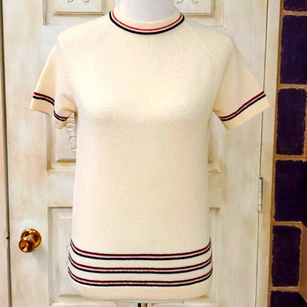 Vintage short sleeve sweater